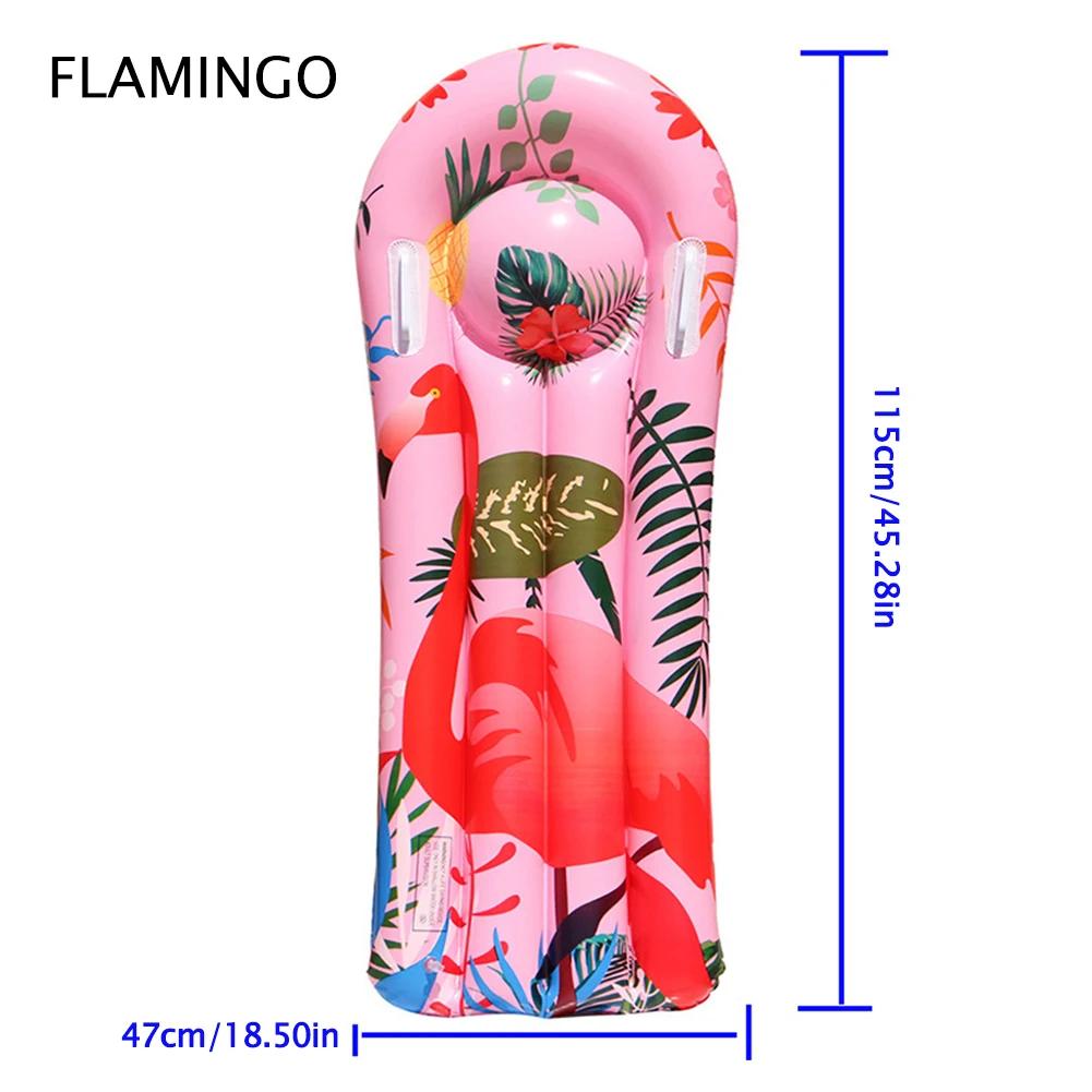 Kinder Aufblasbares Surfbrett Leichtgewicht mit Griff Schwimmende Matte Pool Strandmatte für Strand Surfen/Schwimmbad