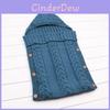 Plush And Comfy Newborn Sleeping Bag Baby Infants Knit Crochet Swaddle Wrap