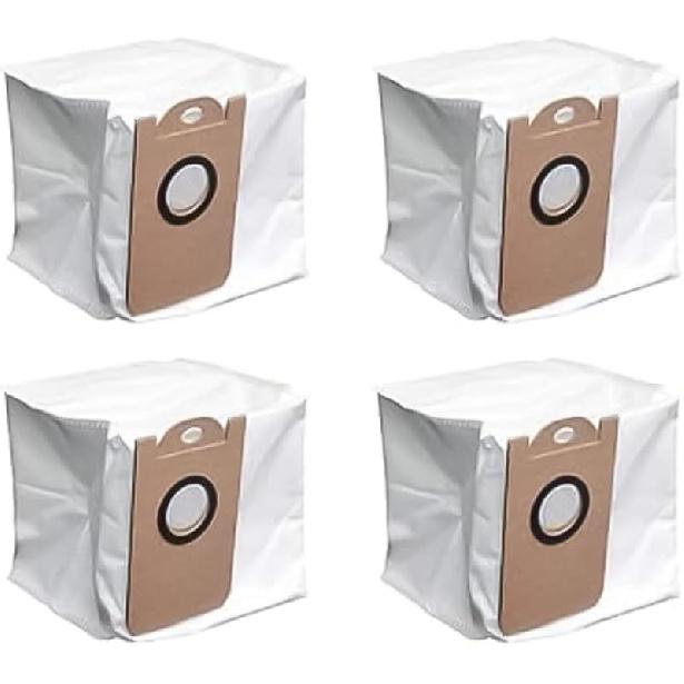 4/10 Pack Replacement Dust Bags For Cleanova W11 Robot Vacuum Self Emptying Bags Accessory Robot Vacuum Bag Accessories(4 Pack) 4 Pack
