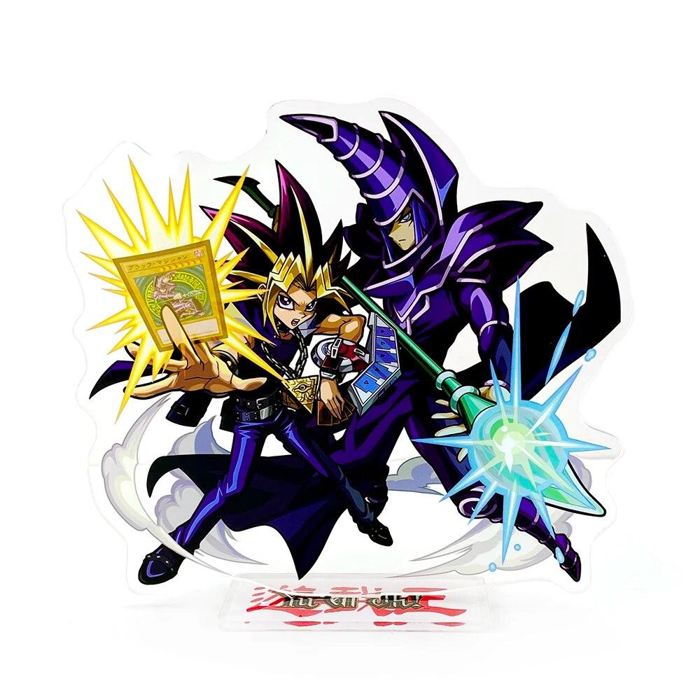 

Ю Ги О! Mutou Yugi Seto Kaiba Kujaku Mai, голубые глаза, белый дракон, гарпии, акриловая подставка, игрушечная фигурка