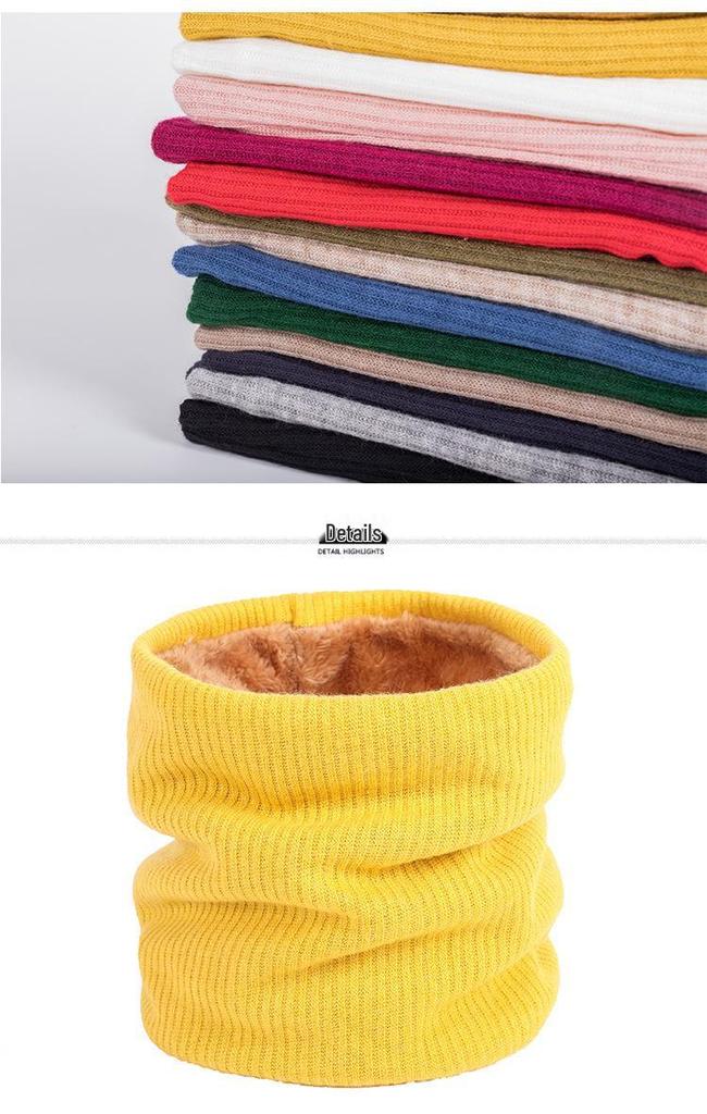 Warm Double-Layer Velvet Neck Warmer for Couples