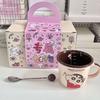 Birthday gifts for girls, girlfriends, souvenirs, cute children's crayons, Shin-chan mugs, practical gift gift boxes