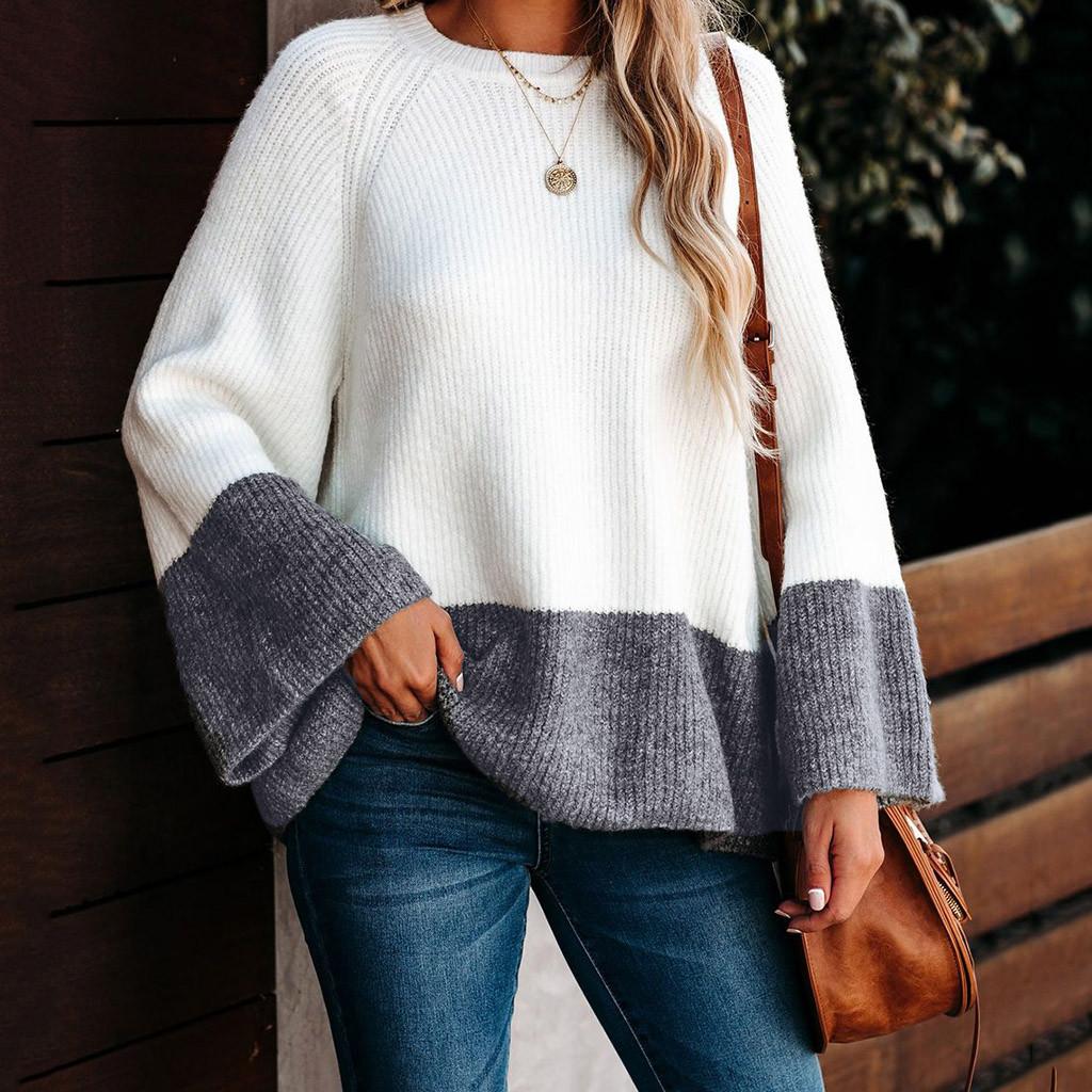 

Женский модный свитер с вышивкой, пуловер, свитер XL