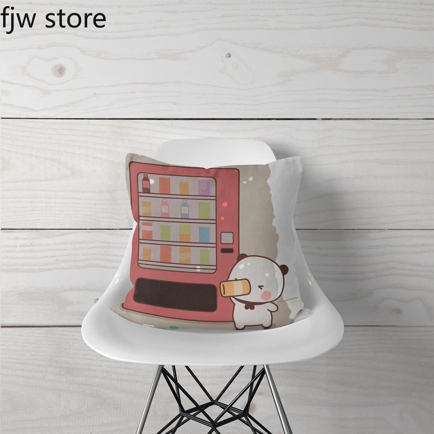 

Мода Аниме Панда Сиська Наволочка Милый Красный Плед Диван Стул Подушка Кровать Комната Домашний Декор 45x45см 40x40cm