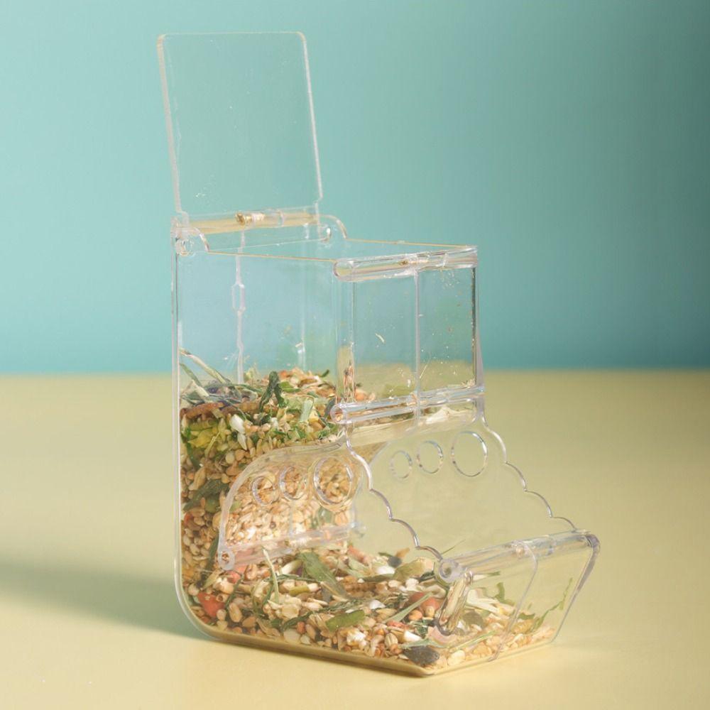 Plastový automatický krmítko pro křečka Závěsná miska na krmivo pro morče Dávkovač krmiva pro domácí mazlíčky Ježek