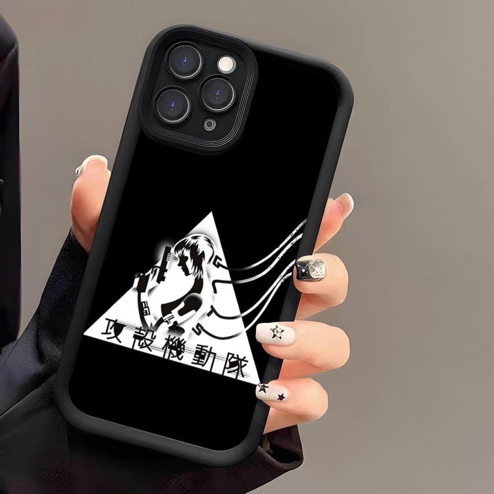 Anime G-ghost In The S-shell Phone Case For IPhone 17 Air 16 E 15 14 Plus 13 12 11 Pro Max Black Sky Eye Stepped Protective Case