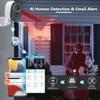 Tuya 5MP Solar Wifi Outdoor Camera Wireless Low Power Battery Security Cameras PIR Human Detect Surveillance IP Cam Color Night