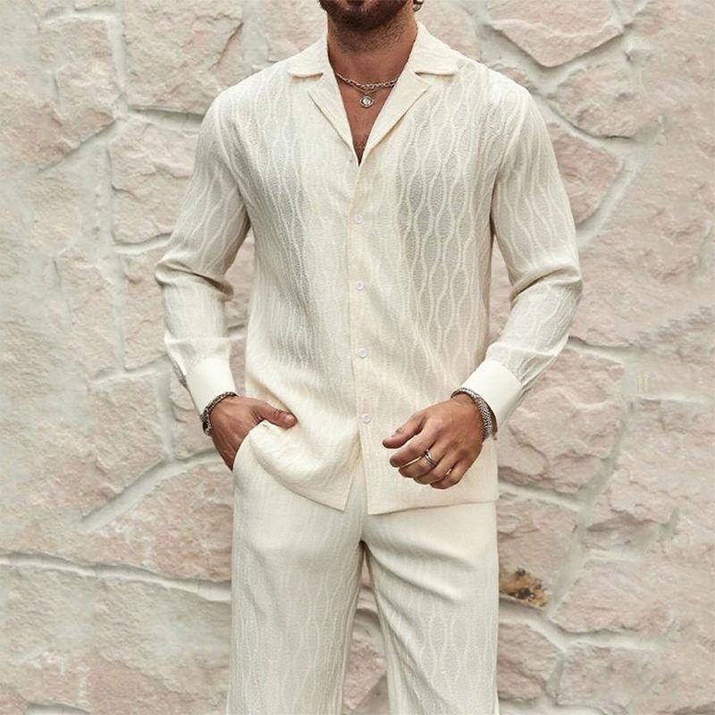 Men's Suit Cross-Border European and American Summer New Casual Men's Sports Suit