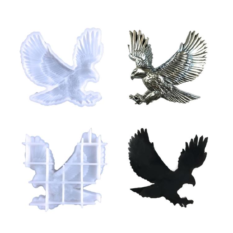 Wall-Decor Resin Mold,Owl/EagleWall-Art Silicone Mold for Epoxy Resin Casting Animal Resin Mold Decorative Crafts Molds
