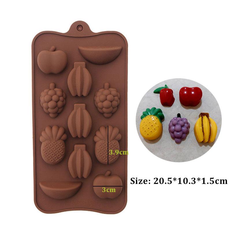 1-29 Handmade Silicone Mould Chocolate Candy Jelly Pudding Ice Mold Baking Tool