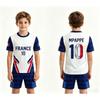 2026 Special Nr. 10 Mbappé Fußballtrikot Shorts Set Damen Frankreich Flagge Fans Shirt und Shorts Sommer Kinder 2-teiliges Set