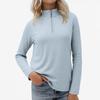 Women's Casual Stand Collar Zipper Velvet Solid Color Long Sleeve Top