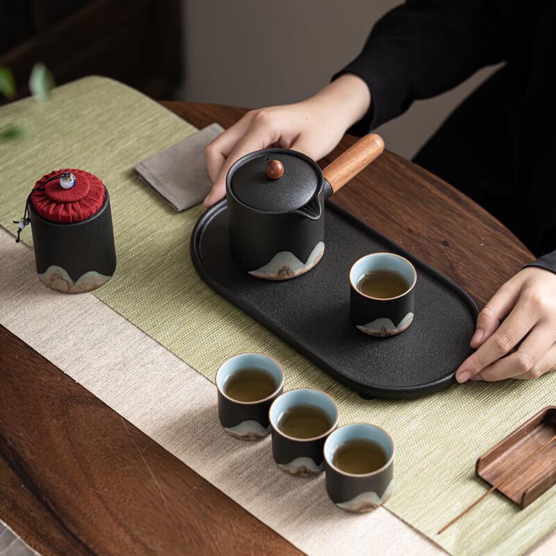 

Su s Ceramic A Thousand Li of Rivers and Mountains Kung Fu Tea Set