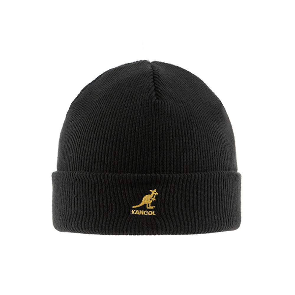 

Kangol 2978bc Черная Золотая Отворотная Акриловая Шапка-Бини 2978BC BLACK/GOLD