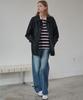 MALOUPE 5108 Striped Polo Shirt (Navy)