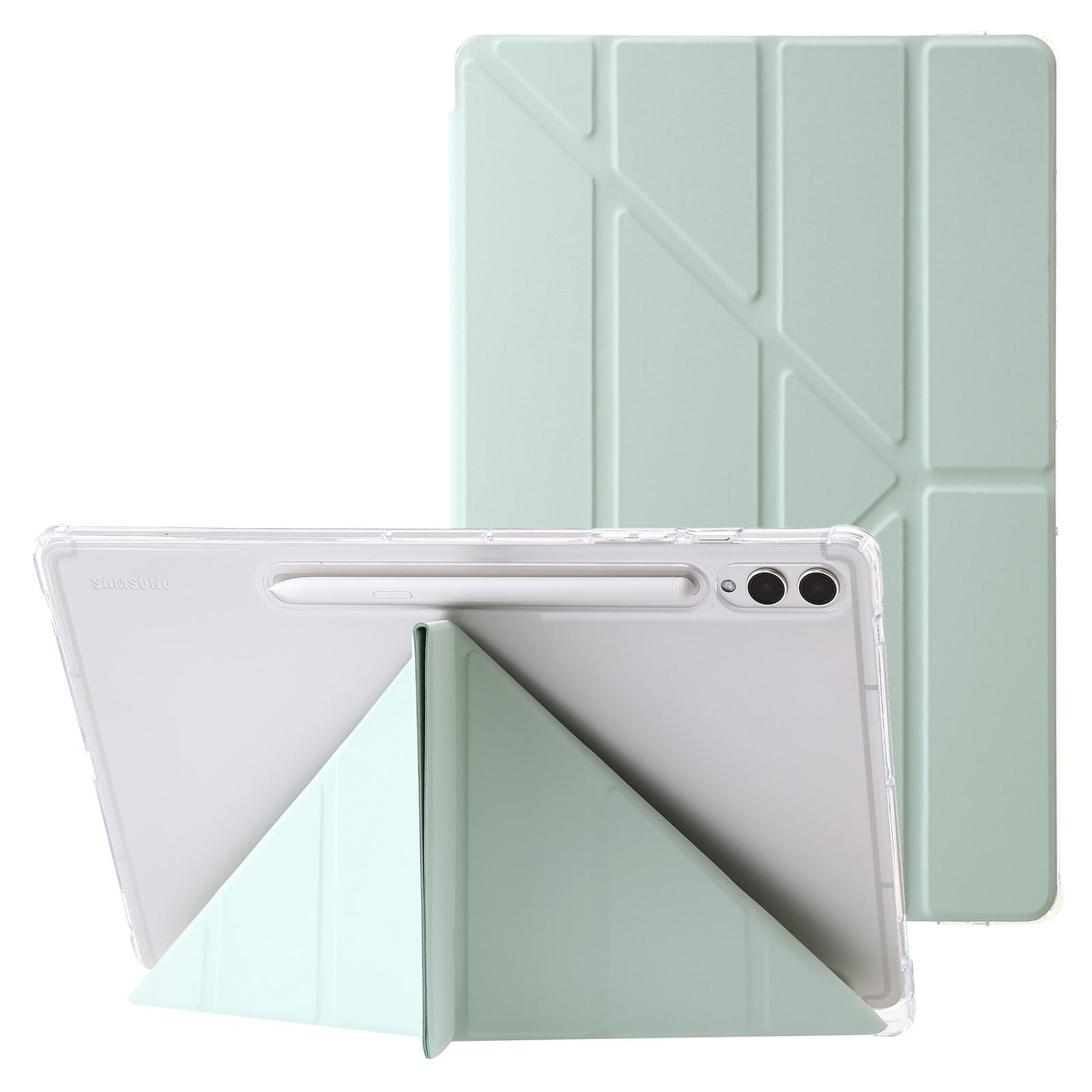 

Чохол для Samsung Galaxy Tab S10+ зі штучної шкіри, підставка-орігамі, прозора кришка для планшета E