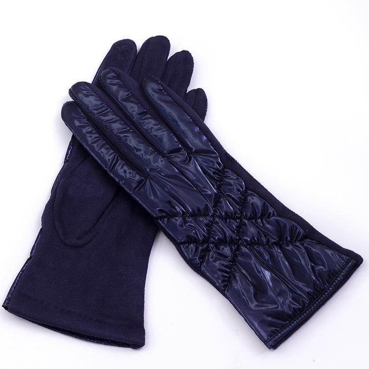 Women's Winter Gloves, Korean & Japanese Style, Warm Velvet Lined, Touch Screen Compatible, Ideal for Cycling & Fashion.