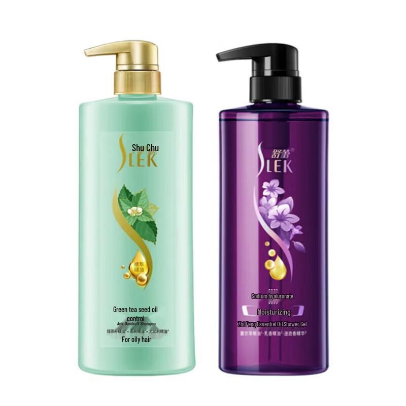 

SLEK Green Tea Seed Shampoo & Shower Gel Set