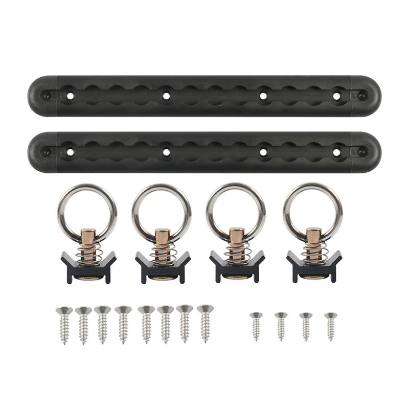 NEW-L-Shaped Track Rv Trailer Modification Fixed Circular Track Rv Accessories Slide Rail Lock