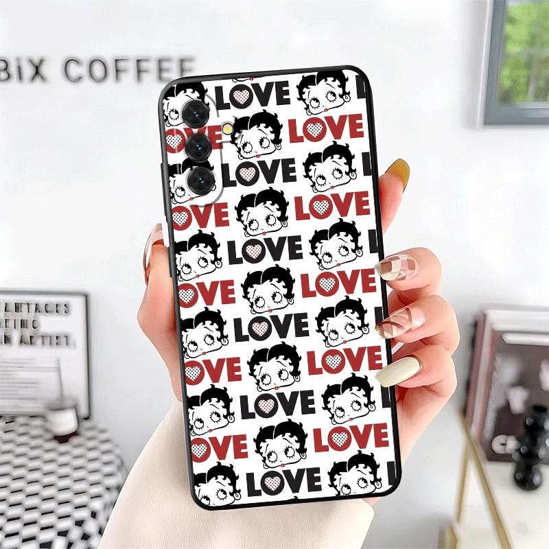 B-Bettys B-Boops Girl Soft Phone Case for Samsung A17 A37 A57 A16 A26 A36 A56 A15 A25 A35 A55 A14 A24 A34 A54 A13 A23 A33 A53 A5