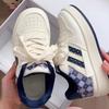 Neue dicke Sohle Damenschuhe vielseitig Studenten Campus Stil Brot Nische Board Schuhe