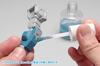 Wave Finish Products Series Plastic Bottle with Thick Painting Tool for Plastic Brush, Bottle/Large Brush, Models, OF-066