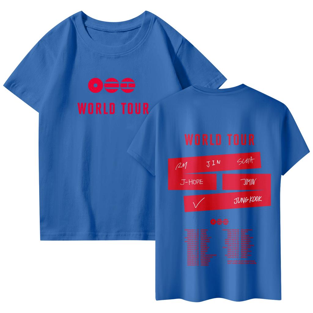 Modische Rundhals-Kurzarm-Arbeitskleidung bedruckte Oberteile für Kinder-Sommeroberteile