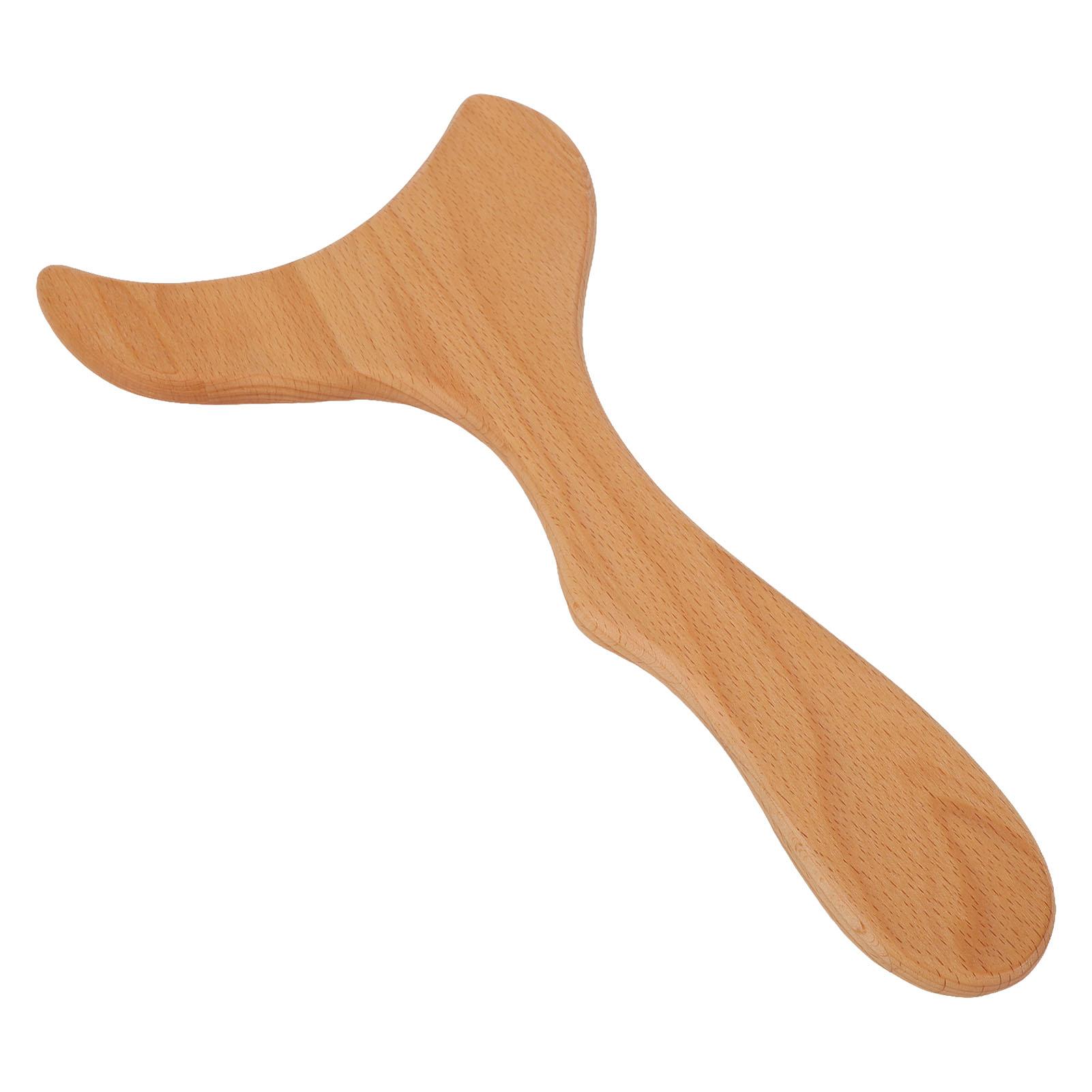 

Massage Board Men Women Wooden Ergonomic Scraping Massage Tool for Shoulder Neck Arm