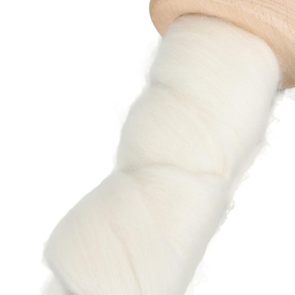 Hand Carved Yarn Spinning Kit Wooden Spinning Wheel Practical Drop Spindle For Beginners