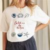 Cute Style 90s Short Sleeved Women's Printed Fashionable Travel Clothing Cartoon Pattern Women's Basic Summer Casual T-Shirt