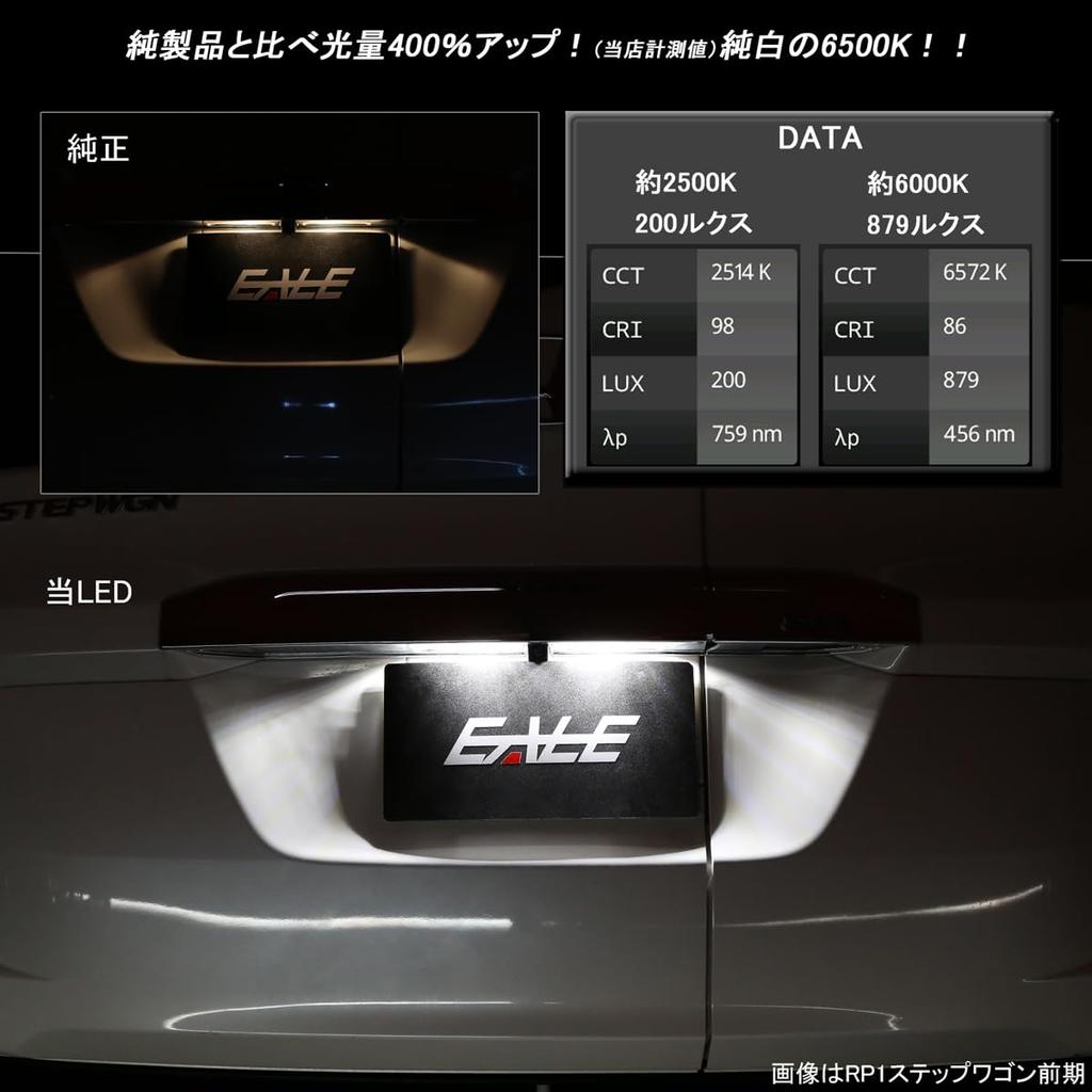 LED License Lamp Honda N Series JF1 JF2 JF3 JF4 N Box N-Box Custom