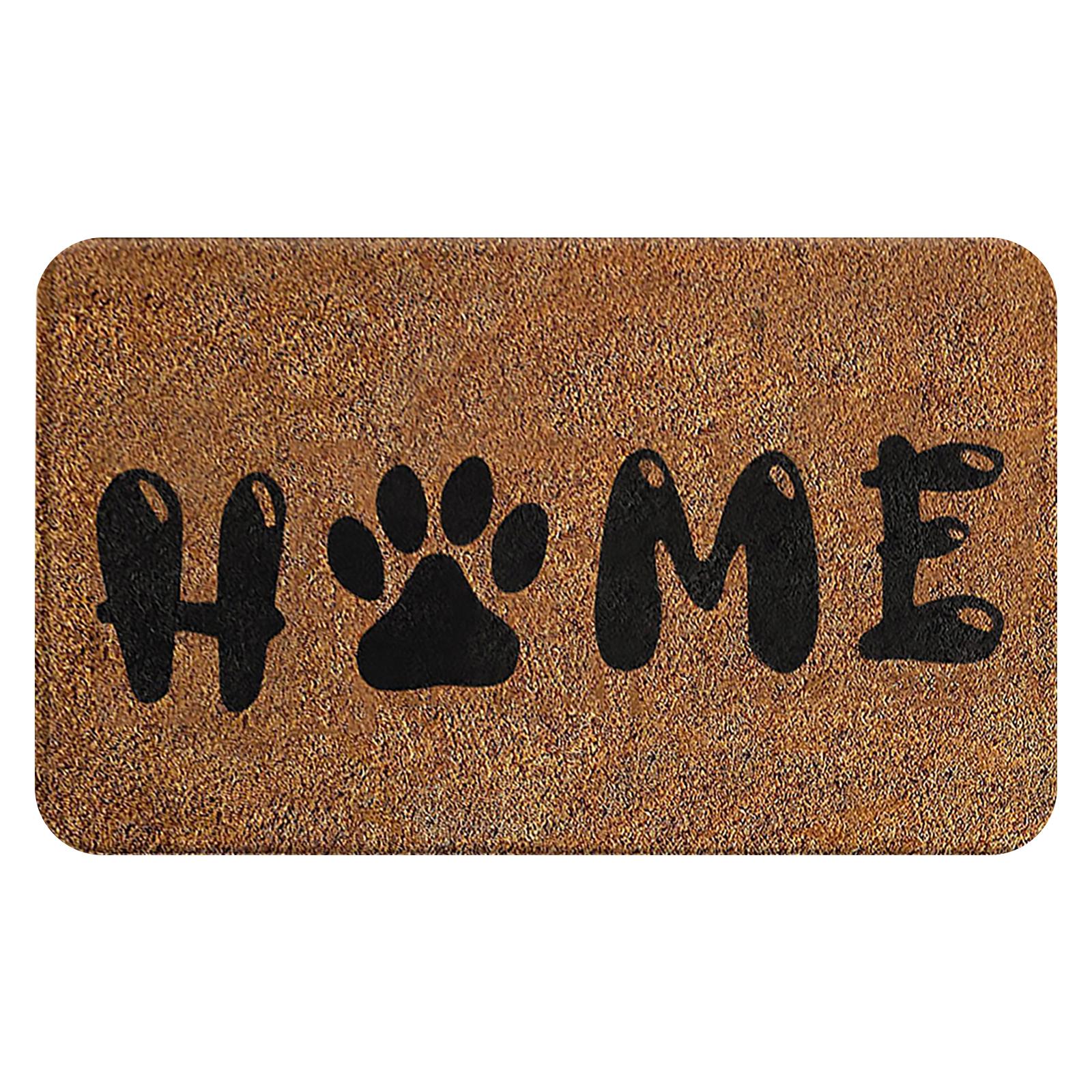 

Christmas Floor Mat Washable Printed Gnome Xmas Tree Letter Welcome Doormat for Home Bathroom Kitchen Decor