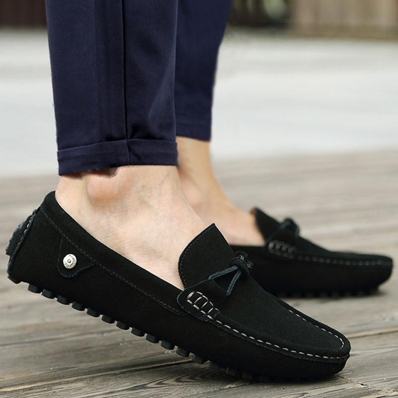 Doudou shoes new social British spring and autumn youth driving shoes casual tide