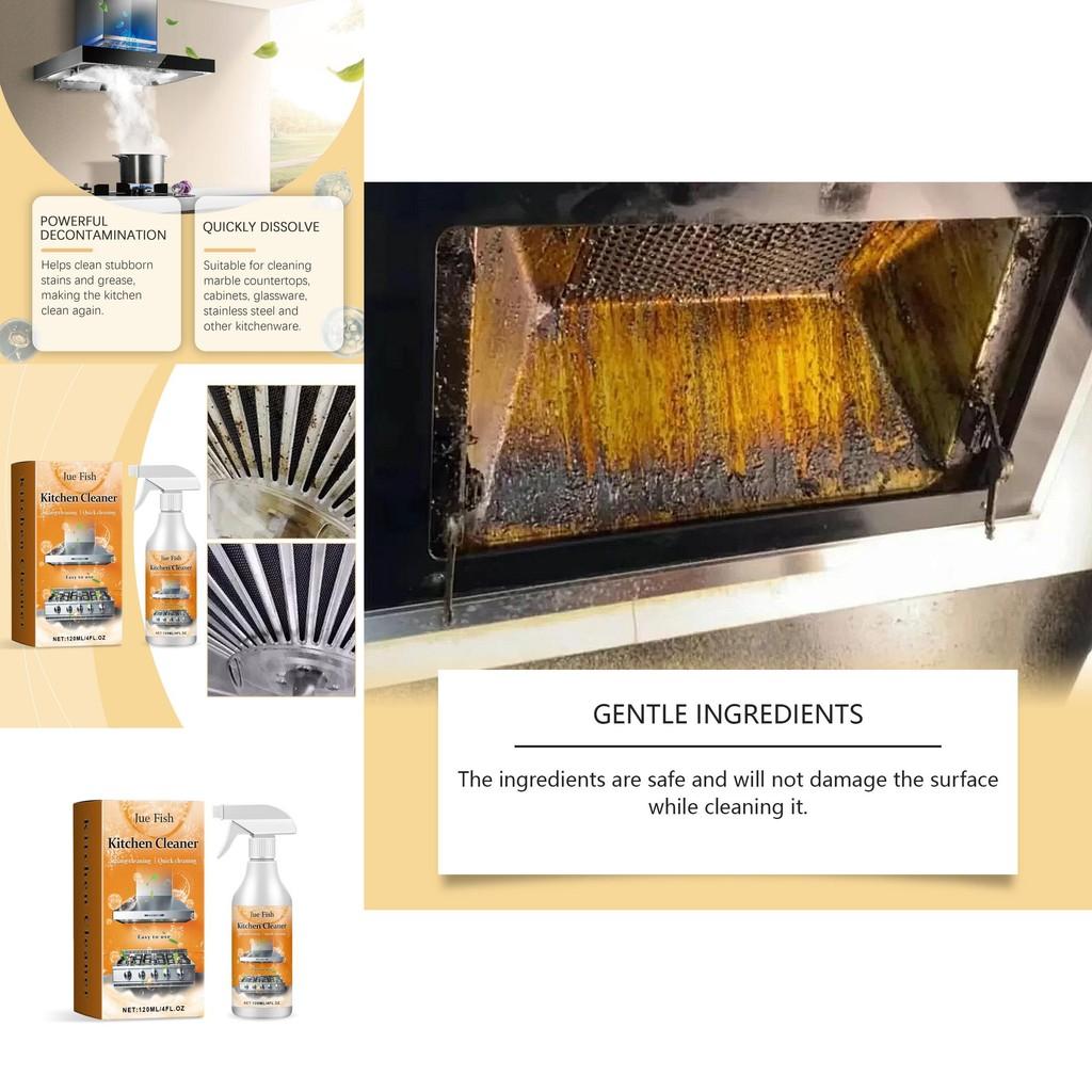 Foam Powerful Multiuse Cleaner For Kitchen And Home 120ml Grease