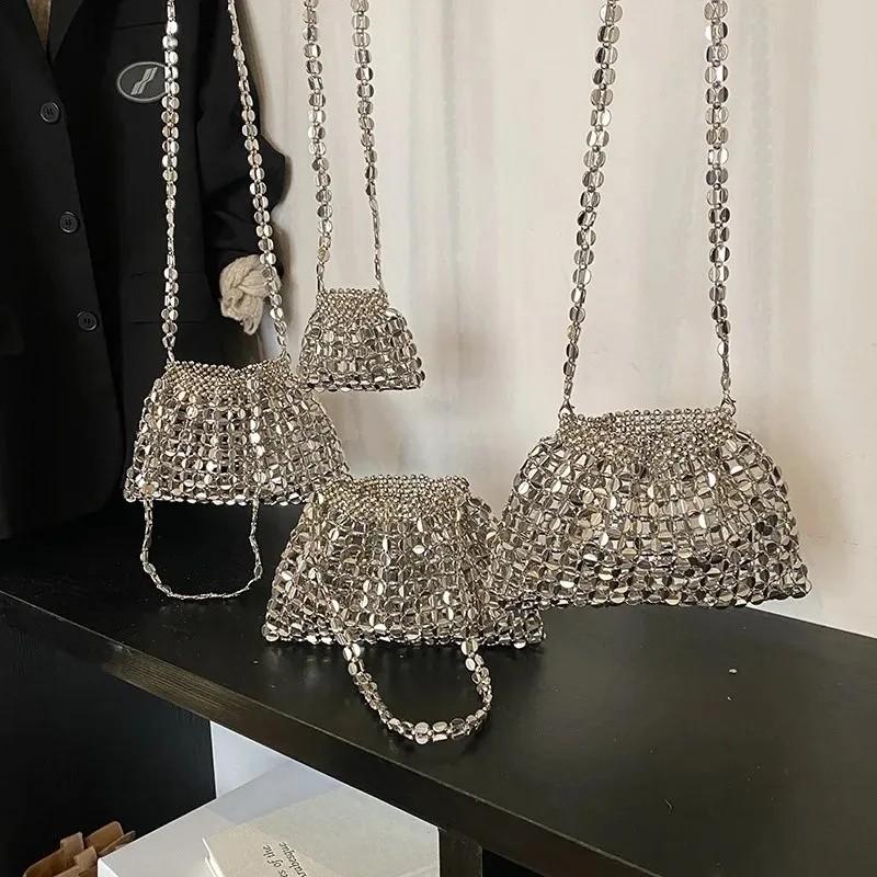 Small Water Bucket Bag With Inner Pocket For Women Street Fashion Trendy Handbag