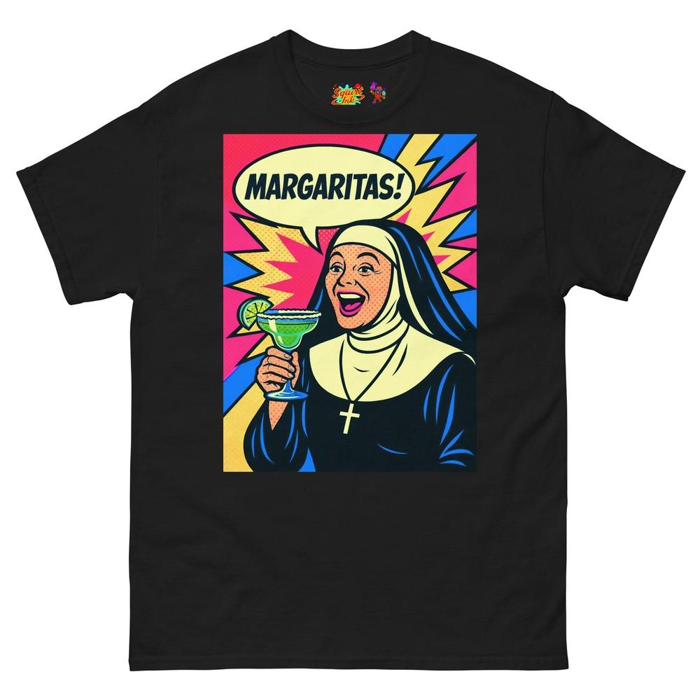 

Pop Art Nun Margarita Drinking Cinco de Mayo Party T Shirt S
