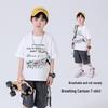 Boys' Summer Cotton Blend Short Sleeve T-Shirt