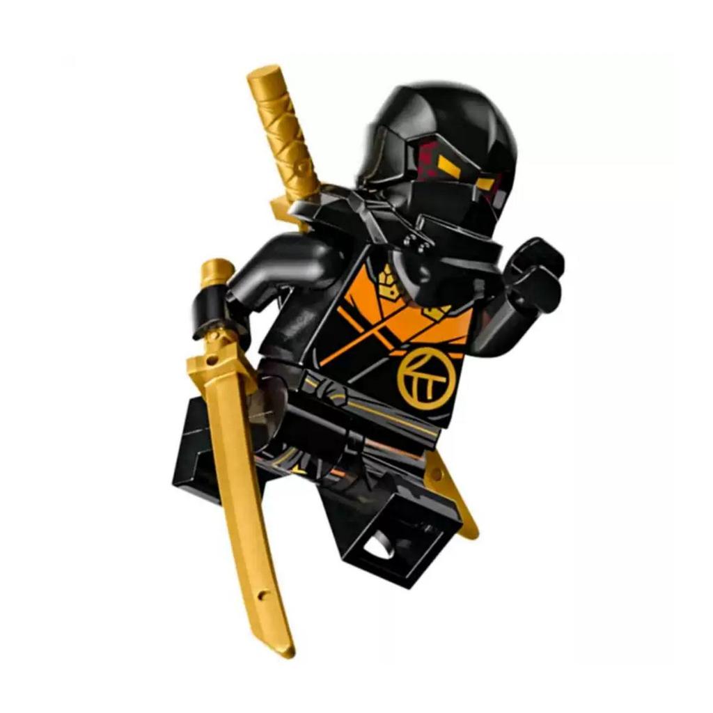 Kai Season 17 Ninja Minifigure Blocks - Phantom Lloyd, Kosora Alinzan, Lego-Compatible Building Toy