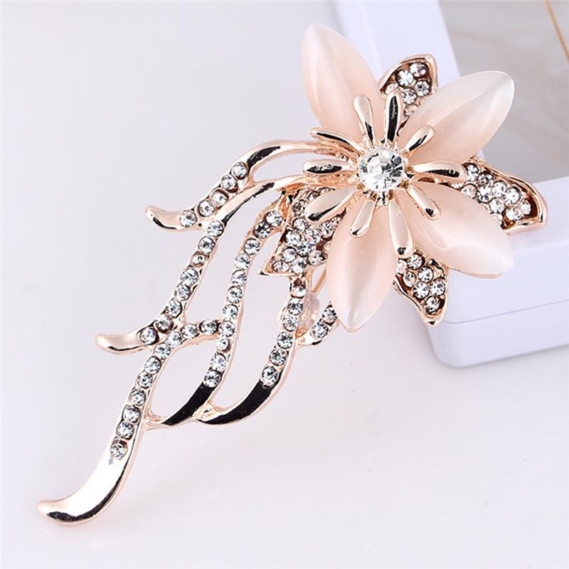 Opal Flower Brooch Brooch Pin Wedding Party Women Jewelry