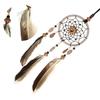 1 PCS Creative Handmade Dream Catcher with Feather Shells Car Pendant Hanging Decoration