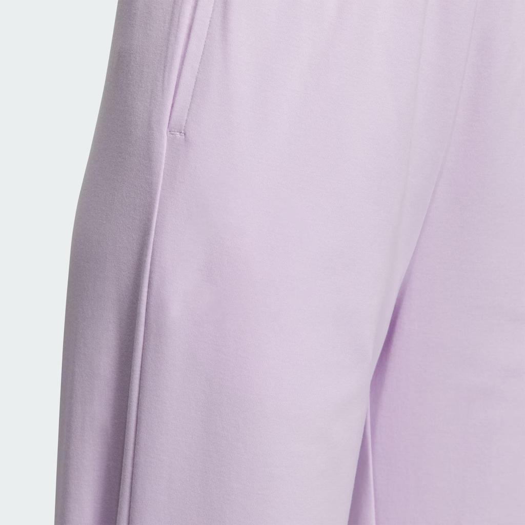 Adidas Graphic Knit Joggers Comfortable Fashion Simple Versatile Casual Pants Women Bottoms Light-Purple JN0720