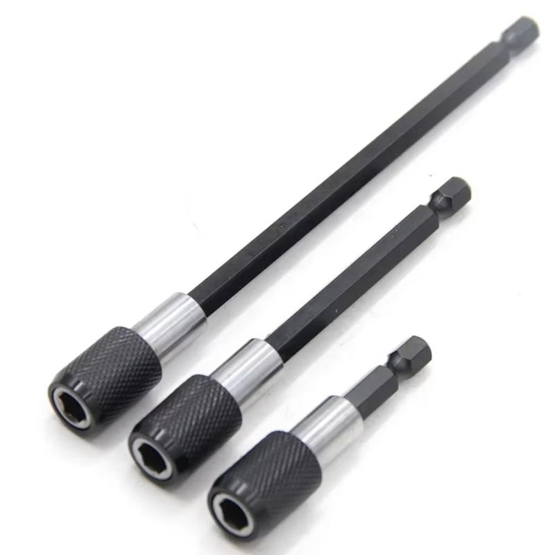 3pc Quickly Release Screwdriver Extension Rod Electric Drill Driver Quick Transfer Rod For DIY Enthusiasts Professional