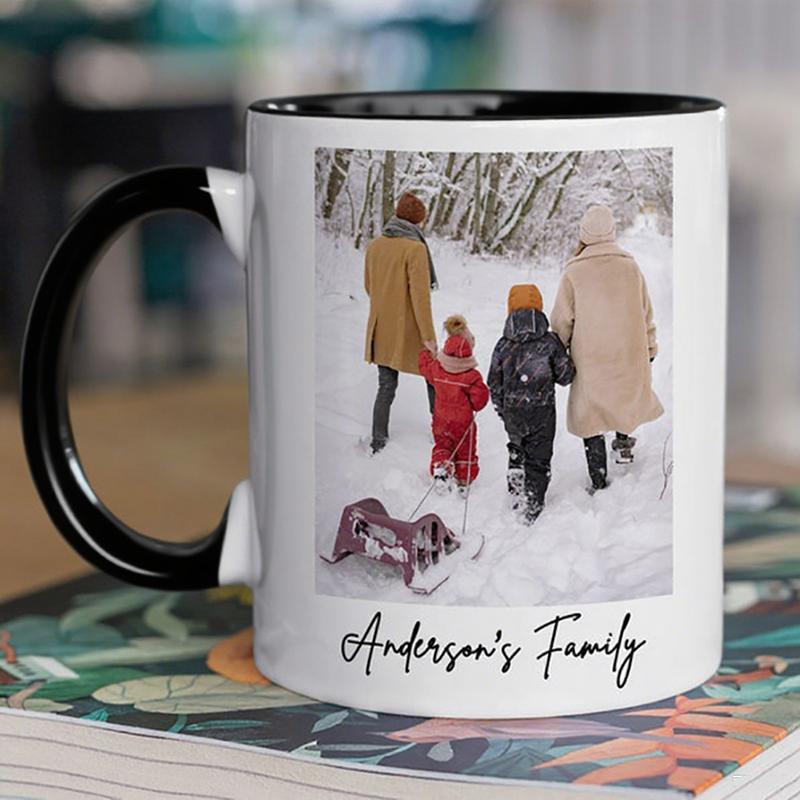 Custom Photo Mug Personalized Ceramic Cup With Your Picture 11ozFunny Cute Unique Gift For Birthday Anniversary Valentine Couple 11oz