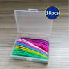 18Pcs Disposable Tongue Scraper With Dental Picks Double Side Cleaning Travel Oral Care Bpa Free Plastic Hygiene