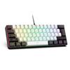Portable 61 Keys Wired Mini Mechanical Keyboard K61 Ergonomic Quiet Keyboard for PC Office Home Gaming