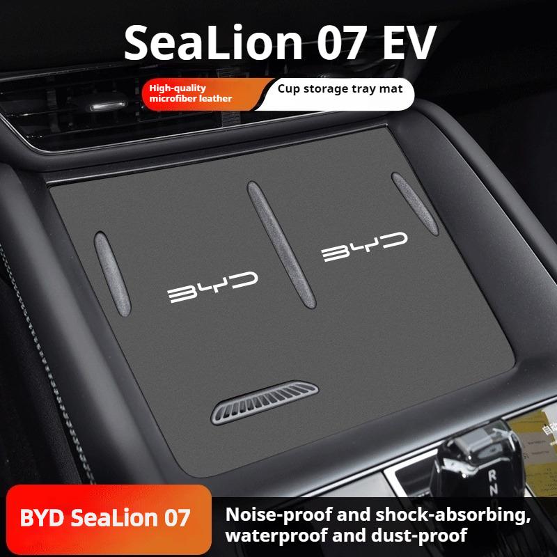 Pour BYD SeaLion 07 EV Voiture Porte-Gobelet Boîte de Rangement Console Centrale Tapis Doublure de Fente de Porte Antidérapant Accessoires Intérieurs Personnalisés