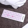 1Pc English Keyboard Sticker Makaron Color Key Sticker Desktop Computer Sticker