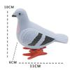 Pull Back Pigeon Animal Model Artificial Feather Figurine Pigeon Clockwork Toys Wind Up Toys