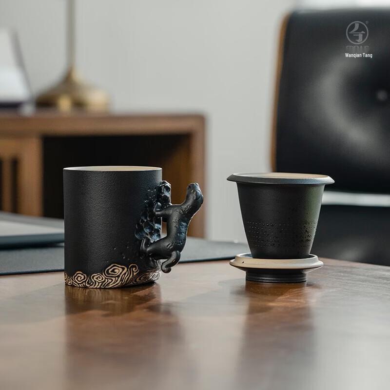 Edenus Chinese Ceramic Tea Mug with Filter