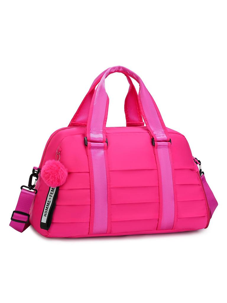 Damen Crossbody-Tasche mit großer Kapazität, einfarbig, für Reisen und Sportfitness